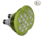 (2 pack) 12W LED Grow Light bulbs, Energy Efficient Indoor Garden For E27 Grow Lamps
