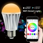 MagicLight® WiFi Smart LED Light Bulb – Control Your Lights Anywhere in the World – Dimmable – Multicolored – Works with Alexa, iPhone, iPad, Android Phone and Tablet