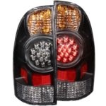 Anzo USA 311042 Toyota Tacoma Black LED Tail Light Assembly – (Sold in Pairs)