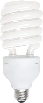 Luxrite LR20210 (1-Pack) 42-Watt CFL T3 Spiral Light Bulb, Equivalent To 200W Incandescent, Warm White 2700K, 2820 Lumens, E26 Standard Base