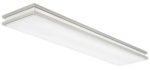 Lithonia Lighting FMFL 30840 SATL BN LED Linear Light, Nickel, 4′