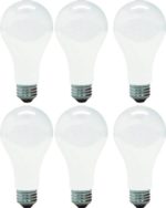GE Lighting Soft White 46814 150-Watt, 2680-Lumen A21 Light Bulb with Medium Base, 6-Pack