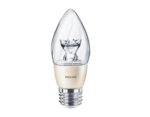 Philips 458620 Equivalent Dimmable F15 Decorative Candle LED Light Bulb with Warm Glow Effect (4 Pack), 60W