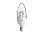 Philips 457226 25 Watt Equivalent Dimmable B12 Decorative Candle LED Light Bulb With Warm Glow Effect, Candleabra Base , 4-Pack