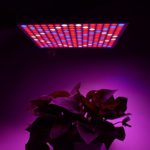 Dephen LED Grow Light Panel ,45W AC100-277V 225 LED Red Blue White Orange Plant Lights Growing Lamps for Indoor Hydroponic Aquatic Garden Greenhouse (4 Bands)