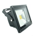 QUANS 20W 12V 24V AC DC Ultra Bright White LED Security Wash Flood light Floodlight Lamp High Power Black Case Waterproof IP65 Work in the Rain Superbright (Cool White)