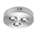 LE® Brightest LED Under Cabinet Lighting, Puck Lights, 12VDC, 25W Halogen Replacement, 240lm, Warm White, Under Cabinet Lighting