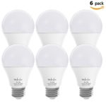 LED Globe Bulbs,Mulcolor LED Light Bulbs / LED Bulbs / Led Globe Lamps / Led Bulbs Indoor, 60 Watt Equivalent + 800 Lumens + E26 Socket + Soft White (3000K) , Not Dimmable 【Pack of 6】