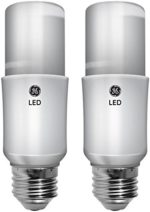 GE Lighting 32304 LED Bright Stik 16-watt (100-Watt Replacement), 1520-Lumen Light Bulb with Medium Base, Soft White, 2-Pack