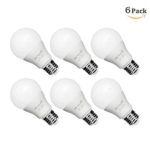 6 Pack Daylight LED Bulbs ThorFire A19 LED Light Bulbs 60W-Equivalent Medium Edson Screw Base E26 Bulb Non-Dimmable 9W 810lm 5500K for Home Ceiling Fan, Office, Living Room