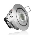 LE 1.5-Inch LED Under Cabinet Lighting, 10W Halogen Bulbs Equivalent, 1W, 12 V DC, 80lm, Warm White, 3000K, Low Voltage, Recessed Ceiling Lights, Recessed Lights, Under-Cabinet Lights, LED Downlight