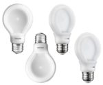 Philips 200952P 60-Watt Equivalent SlimStyle A19 LED Light Bulb Soft White, Dimmable 4-Pack