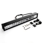 Scitoo 22inch 120W Light Bar LED Work Light Bar Spot and Flood Combo Beam IP67 Waterproof Off Road LED Driving Work Lights for Truck Car ATV SUV 4X4 Jeep Truck Driving Lamp
