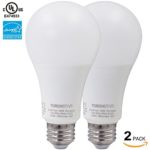 2-PACK 15.5W Dimmable LED A21 Bulb, 100W Incandescent Equivalent ENERGY STAR UL-listed Omnidirectional A21 Light Bulb, E26 Base 1700lm 5000K Daylight, 300 Degree Beam Angle for General Lighting