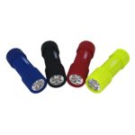 Dorcy 41-4241 Weather Resistant LED Flashlight with Lanyard, 19-Lumens, 4-Pack, Assorted Colors