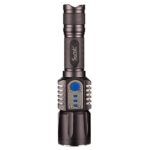 Samic® Rechargeable LED Flashlight with 2200mAh Power Bank Function CREE 1198 Lumen 5 Modes Ultra Bright Tactical Torch