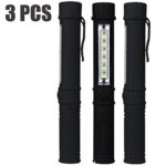 NewVan Tech 3 in 1 Multi-Function LED Flashlight, LED Multi-use Emergency Safety Light Lamp Torch with Magnetic Base for Outdoor, hiking, Camping, Emergency Flashlight