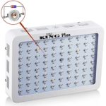 King Plus 800w Double Chips LED Grow Light Full Specturm for Greenhouse and Indoor Plant Flowering Growing (10w Leds)