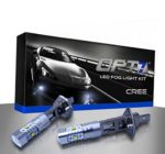 OPT7® H1 CREE LED DRL Fog Light Bulbs – 5000K Bright White- Plug-n-Play (Pack of 2)