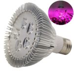 EnerEco 36w LED Grow Light Bulb with UV/IR, E27 Screw Base, Full Spectrum, AC 85~265V, Perfect Lighting for Greenhouse Hydroponics and Indoor Garden Plant Flowering Growing