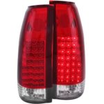 Anzo USA 311004 Chevrolet Red/Clear LED Tail Light Assembly – (Sold in Pairs)