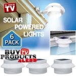 6 Pack Deal – Outdoor Solar Gutter LED Lights