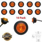Leading Edge Lighting CL-11223-A 10 3/4″ Amber LED Clearance Marker Bullet Grommet Lights