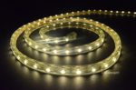 CBConcept® UL Listed, 6.6 Feet, 720 Lumen, 3000K Warm White, Dimmable, 110-120V AC Flexible Flat LED Strip Rope Light, 120 Units 3528 SMD LEDs, Waterproof IP65, Accessories Included, Size: 0.45 Inch Width X 0.28 Inch Thickness- [Christmas Lighting, Indoor / Outdoor Rope Lighting, Ceiling Light, Kitchen Lighting] [Ready to use]
