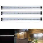 Yescom 3pcs 18W Under Cabinet Lighting 90 LEDs Bulb Light Bar Professional Kitchen Strip Cool White Kit