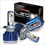 Hipro Power H4 (9003) Dual Beam LED Headlight Kit – CREE XM-L2 80W 7,600LM 6000K Diamond White – 2 Yr Warranty