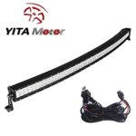 YITAMOTOR Curved 300w 52″ inch Off road Led Light Bar Combo Car Led 12v 24v IP68 Free Wiring Harness