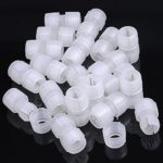 20pcs 1/2″ “I”Type White PVC Splice Connectors for LED Rope Light 2 Wire Power Accessories