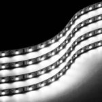 Zone Tech 30cm LED Car Flexible Waterproof Light Strip WHITE (pack of 4)