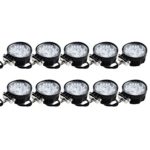 IMAX®10 PCS 27w LED Work Light Round Spot Beam Off-road Driving Fog Lamp Truck ATV SUV + Iphone 6 Case or Other Case (Negotiable)