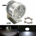 AUDEW 1000LM 6500K White Universal Motorcycle LED Front Spot Light, Offroad Light, Headlight Lamp for Motorcycles /Mobility Scooter /eBike
