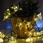Outdoor Solar String Lights, Satu Brown 21ft 30LED Fairy Butterfly Waterproof Lights Decorative Lighting For Home, Garden, Patio, Yard, Christmas, Parties