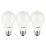 Sunlite A19/LED/12W/30K/3PK LED Household 12W (75W Equivalent) Light Bulbs, Medium (E26) Base, 3000K Warm White (3 Pack)