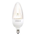 Cree BB13-03527OMC-12DE12-1C600 TW Series 40W Equivalent Candelabra Decorative Dimmable LED Light Bulb (3-Pack), Soft White