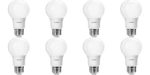 8 Pack – Great Value – Philips LED Light Bulb 60W Equivalent 2700K Soft White