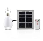 SMADZ SL21 4 in 1 LED Solar Lamp -12 Super Bright LEDs -Dimmable Function with an infrared remote control-Solar Barn / Camping / Emergency Light