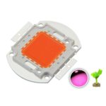 Chanzon SMD High Power Led Chip 50W COB LED Lamp Beads for Plant Grow Light 380nm-840nm (Full Spectrum)