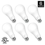 HyperSelect 14W LED A21 – E26 Bulb Non-Dimmable [100W Equivalent], 3000K (Soft White Glow), 1200 Lumen, Medium Screw Base, 340° Omnidirectional – 6Pack