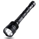 KUWAN® LED Flashlight 3800 Lumens Cree XM-L T6 Super Bright Torch 5 Light Modes for Outdoor Hiking Camping with 18650 Rechargeable Battery (not included)