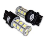 TuningPros LEDTL-3157-WS18 Tail Light LED Light Bulbs 3157, 18 SMD LED White 2-pc Set