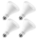 BR30 LED Bulbs,LuminWiz 9W 4000K 700lm Daylight White Dimmable Flood Light Bulb,65W Equivalent,Medium Base (E26),Dimmable,UL Listed,ENERGY STAR- (Pack of 4)