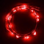 Led Starry Lights- 2m/7ft Battery Operated,-2nd Generation String Lighting  (red)