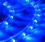 CBconcept 120VLR25FT-BLUE 120V 2-Wire 1/2-Inch LED Rope Light with 1.0-Inch LED Spacing, 25-Feet, Blue