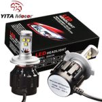 YITAMOTOR 2 X Cree LED Headlight Kit 80W H4 9003 HB2 6400LM HID White Light Bulbs