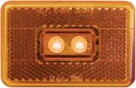 Peterson V170A Piranha Amber LED Clearance/Side Marker Light with Reflex