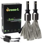 Green-L LED Headlight bulbs H1 4th Gen 90W 11700lm CREE XHP-50 6000k White Plug & Play Conversion Kit 2 Yr Warranty (Pack of 2)